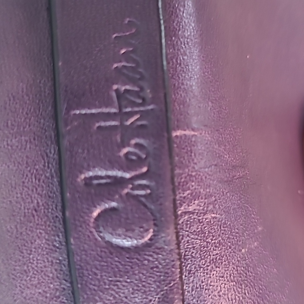Cole Haan Genevieve Woven Triangle Plum
Leather Boho Chic Tote Satchel - Picture 12 of 16